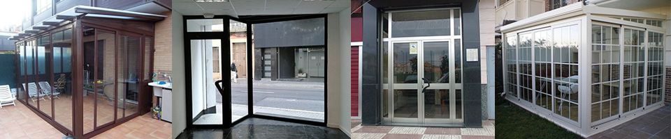 Aluminios Montaño cierres y puertas de vidrio con marco