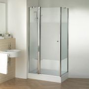 Aluminios Montaño mampara en baño